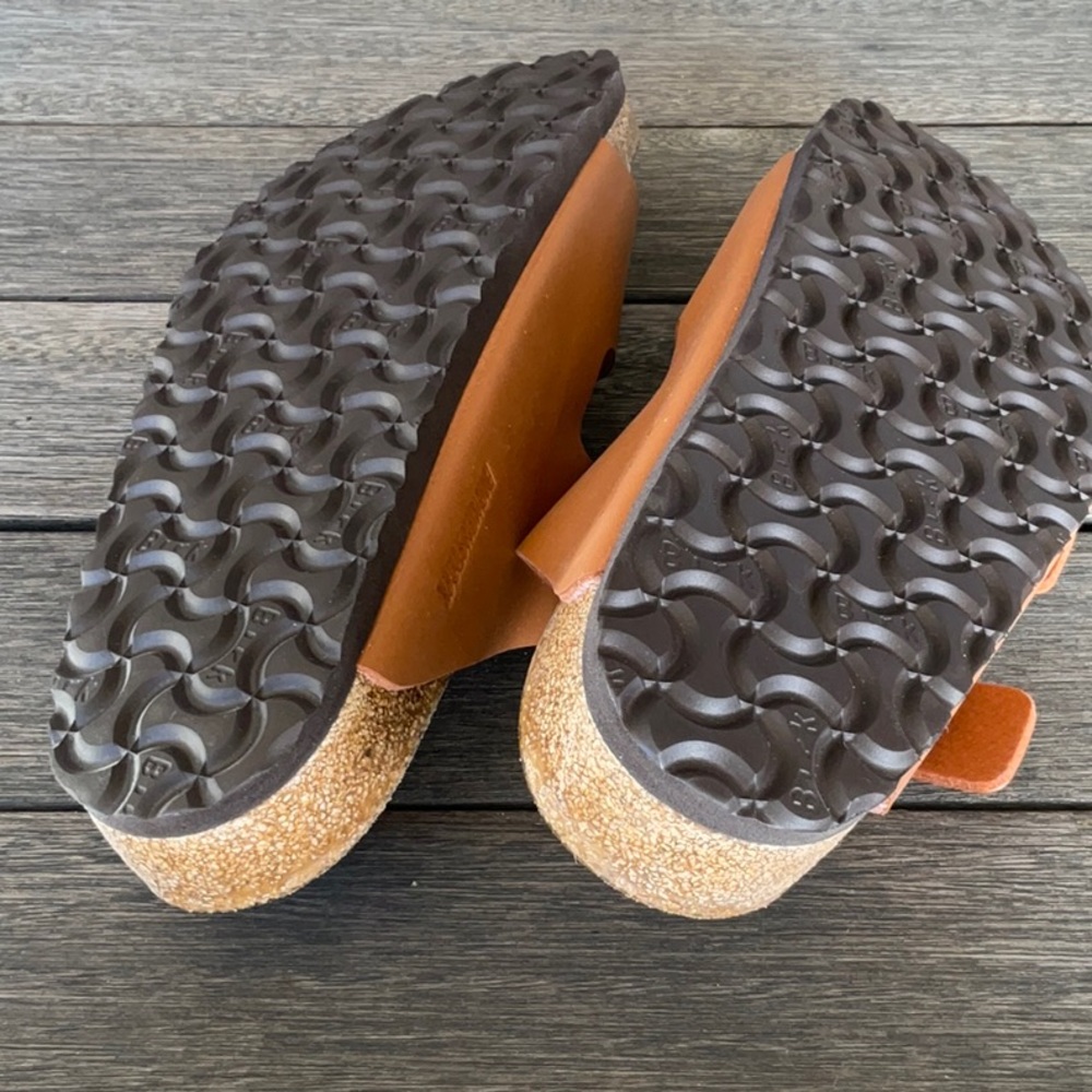 Birkenstock Arizona Light Brown Double Strap Sandals 40 with soft footbed - Picture 5 of 6